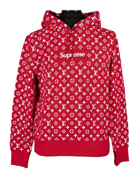 supreme louis vuitton hoodie price real|louis vuitton x supreme tracksuit.